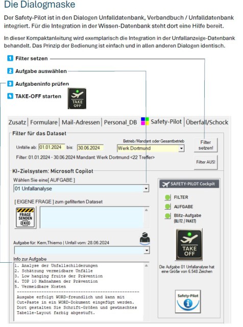ASM Safety-Pilot ist eine KI-gestützte Software-Plattform für professionelles Arbeitsschutz- und Gesundheitsmanagement, die Unternehmen dabei hilft, Unfälle zu verhindern, Risiken zu minimieren und gesetzliche Anforderungen zu erfüllen, indem sie den Proz